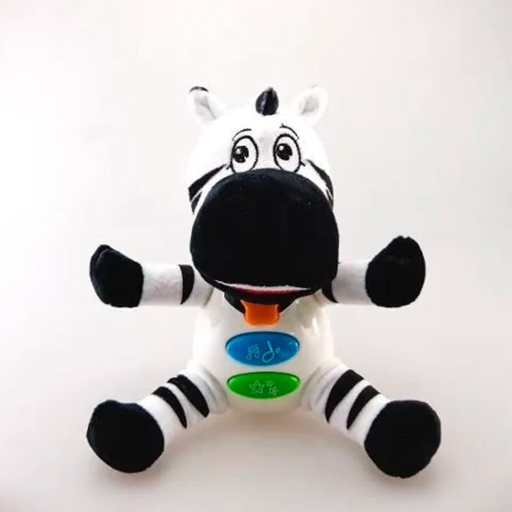 Mini juguete de Sterntaler Stuffie con sonajero peluche bebé "Zimba de cebra" 