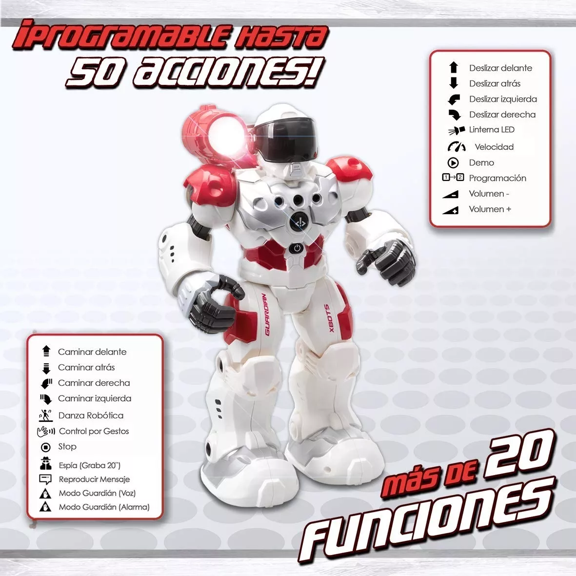 Robot programable 50 funciones