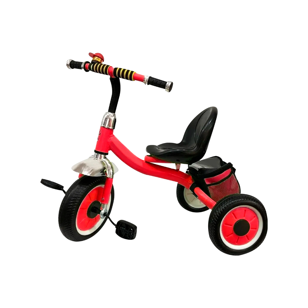Triciclo Infantil Reforzado Rueda Maciza Canasto Bebe Niños 