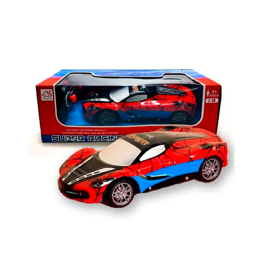 Auto Carrera A Control Remoto Diseño Araña 1:14 Super Racing - Jugueterias  Carrousel