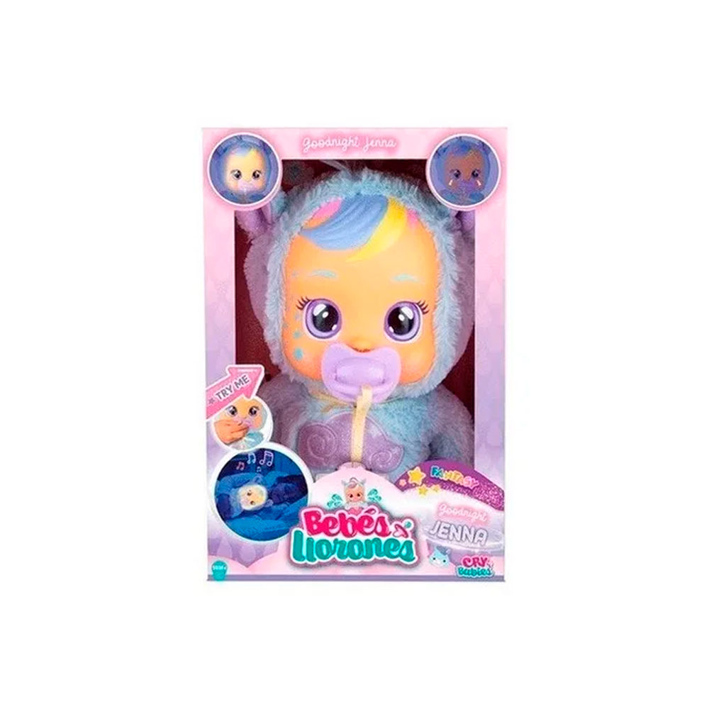 Muñeco Bebe Lloron Cry Babies Dressy Fantasy Jena