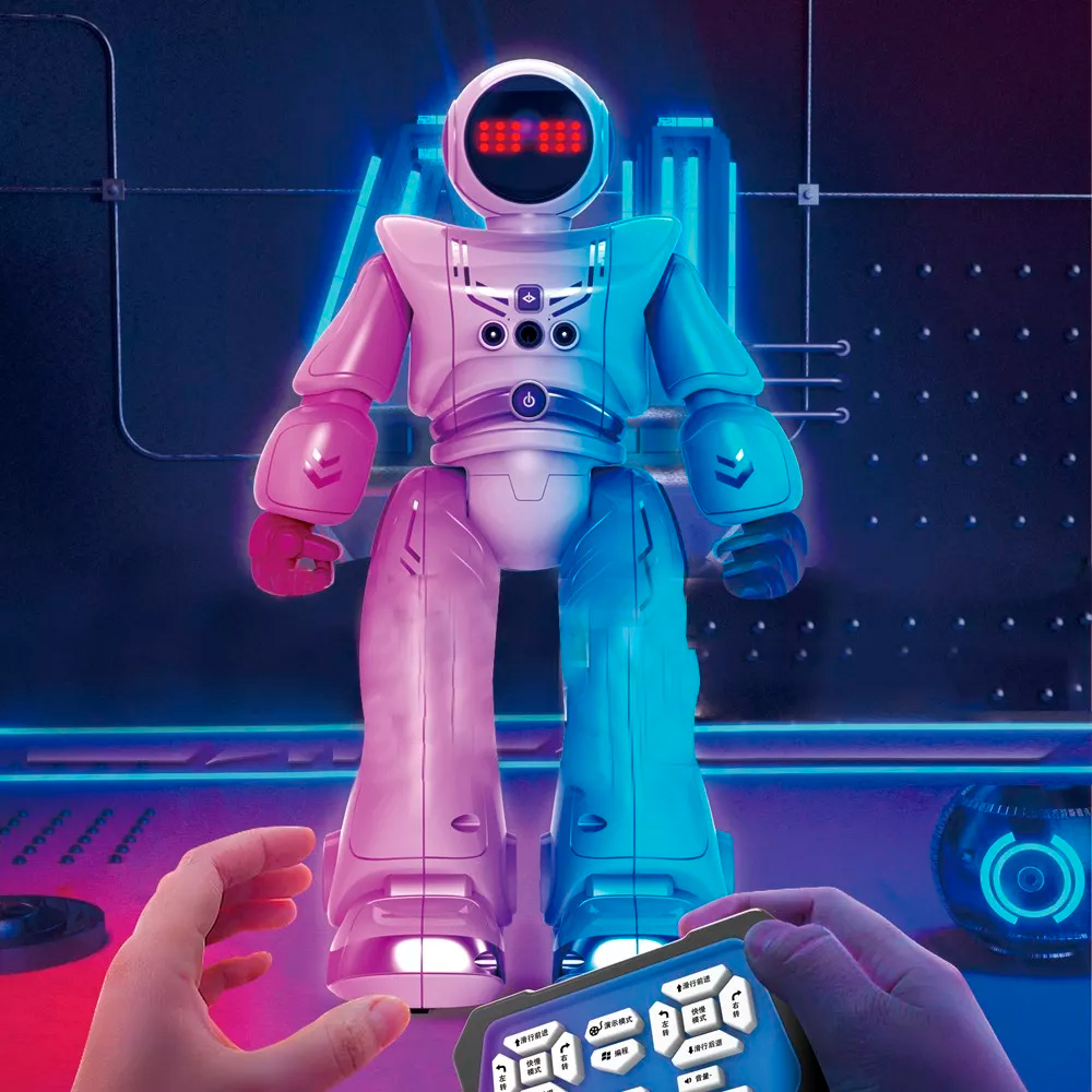 Robot Megabot Interactivo Rc Con Carga Luz Sonidos Jugueterias Carrousel