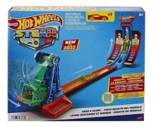 Pista Hot Wheels Steam Drope And Score Original Mattel